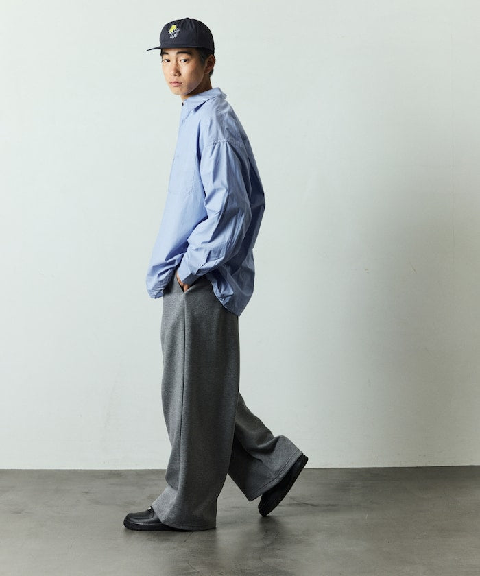 FREAK'S STORE Wide silhouette bonded Pants 休閒運動褲