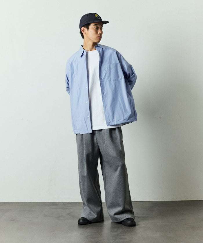 FREAK'S STORE Wide silhouette bonded Pants 休閒運動褲