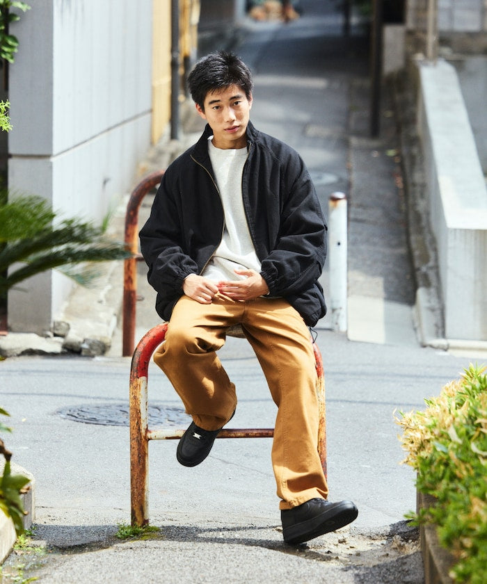 FREAK'S STORE Oversized stand-collar duck Blouson 絎縫加厚拉鍊夾克【預約商品 | 2025/10上旬出貨】