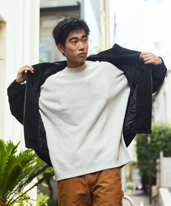 FREAK'S STORE Oversized stand-collar duck Blouson 絎縫加厚拉鍊夾克【預約商品 | 2025/10上旬出貨】