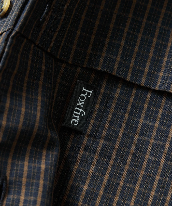 FREAK'S STORE x Foxfire fishing pocket long sleeve check shirt 長袖格紋口袋襯衫