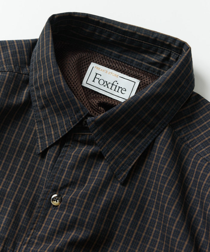 FREAK'S STORE x Foxfire fishing pocket long sleeve check shirt 長袖格紋口袋襯衫