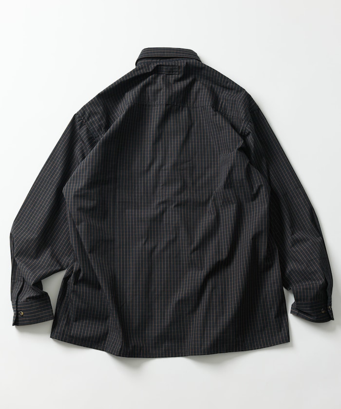 FREAK'S STORE x Foxfire fishing pocket long sleeve check shirt 長袖格紋口袋襯衫