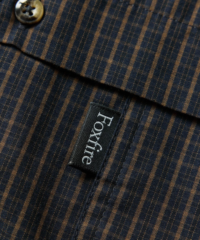 FREAK'S STORE x Foxfire fishing pocket long sleeve check shirt 長袖格紋口袋襯衫