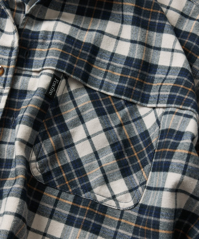 FREAK'S STORE x Foxfire pocket long sleeve flannel check shirt 長袖釣魚口袋法蘭絨襯衫