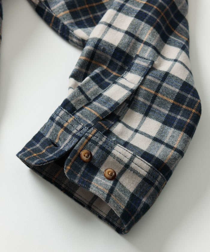 FREAK'S STORE x Foxfire pocket long sleeve flannel check shirt 長袖釣魚口袋法蘭絨襯衫