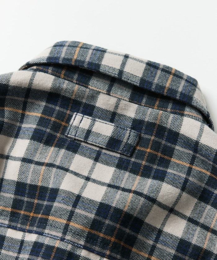 FREAK'S STORE x Foxfire pocket long sleeve flannel check shirt 長袖釣魚口袋法蘭絨襯衫