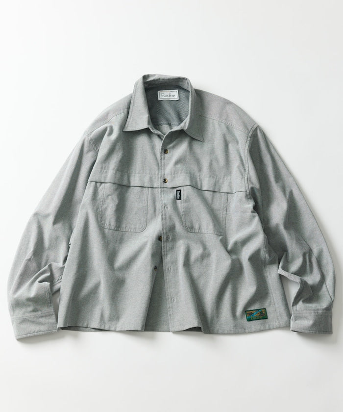 FREAK'S STORE x Foxfire Oxford Cropped Fishing Pocket Long Sleeve Shirt 短板牛津口袋襯衫
