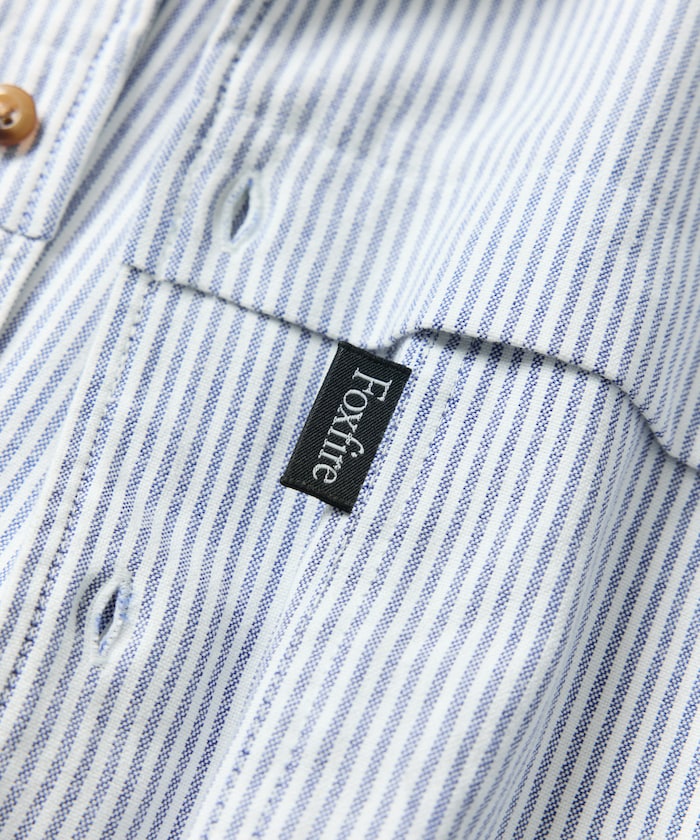 FREAK'S STORE x Foxfire Oxford Cropped Fishing Pocket Long Sleeve Shirt 短板牛津口袋襯衫