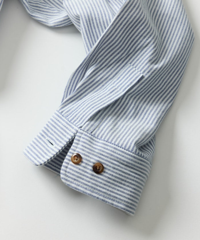 FREAK'S STORE x Foxfire Oxford Cropped Fishing Pocket Long Sleeve Shirt 短板牛津口袋襯衫