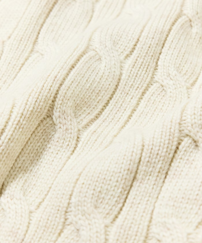 NAUTICA 復古麻花針織背心