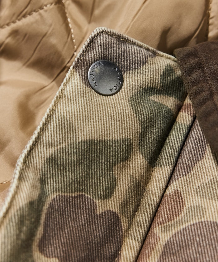 NAUTICA 復古迷彩飛行員夾克