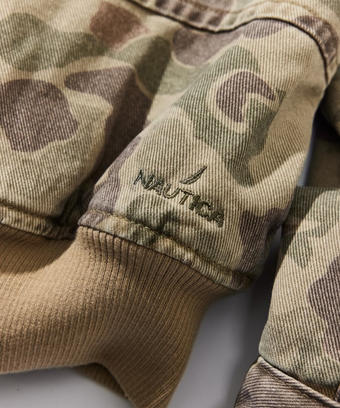 NAUTICA 復古迷彩飛行員夾克