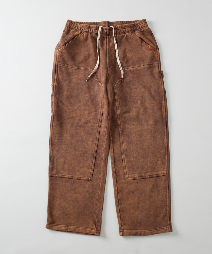 UNIVERSAL OVERALL powder-finished double-knee Pants 復古工裝畫家長褲