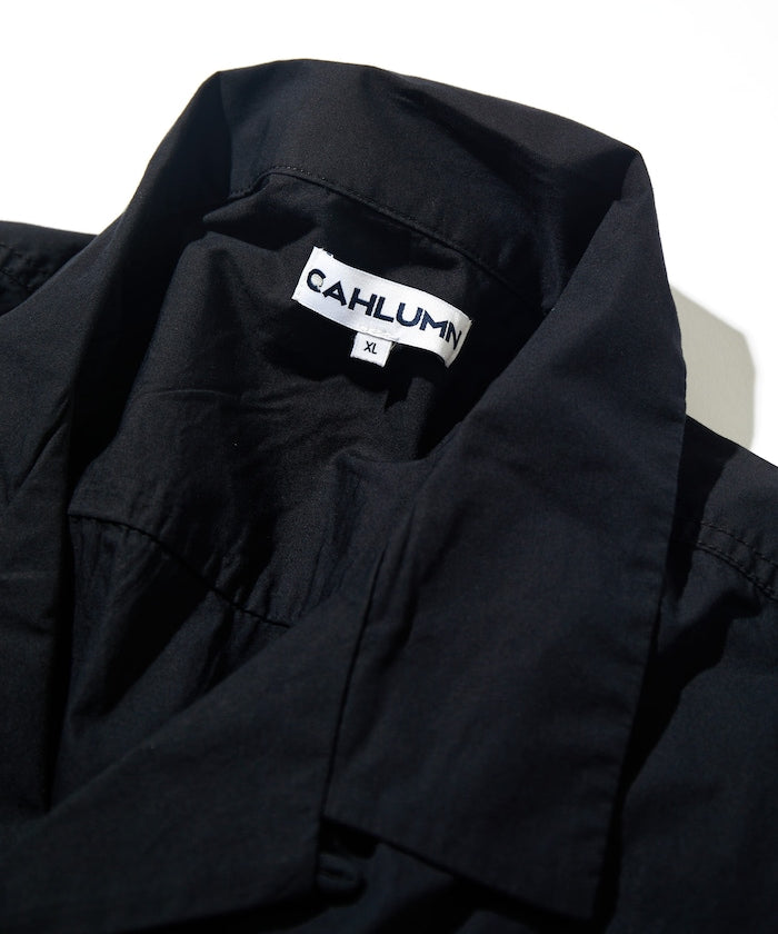 CAHLUMN Magazine Pocket Broadcloth Open Collar Shirt 長袖口袋襯衫