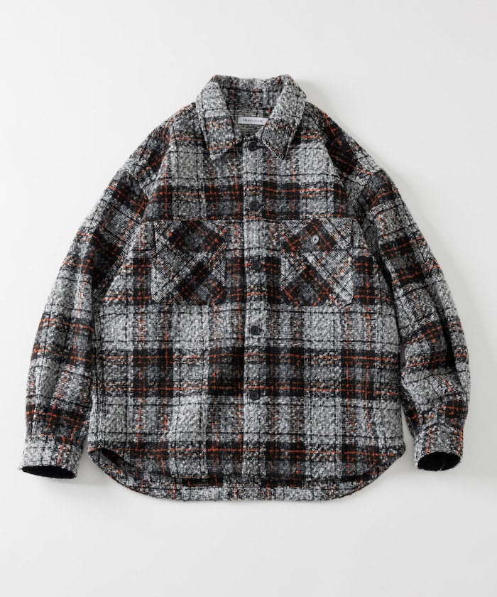 FREAK'S STORE CPO Check Shirt Jacket 毛呢格紋襯衫夾克
