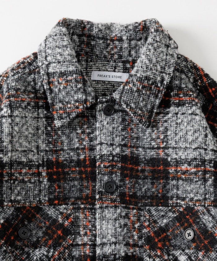FREAK'S STORE CPO Check Shirt Jacket 毛呢格紋襯衫夾克