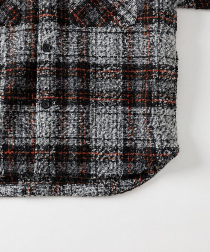 FREAK'S STORE CPO Check Shirt Jacket 毛呢格紋襯衫夾克