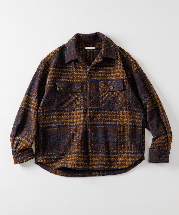 FREAK'S STORE CPO Check Shirt Jacket 毛呢格紋襯衫夾克