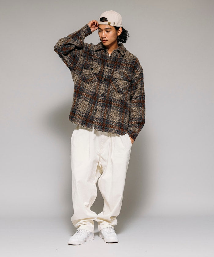 FREAK'S STORE CPO Check Shirt Jacket 毛呢格紋襯衫夾克