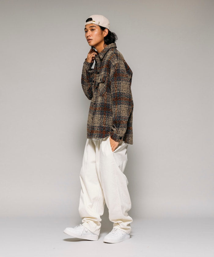 FREAK'S STORE CPO Check Shirt Jacket 毛呢格紋襯衫夾克