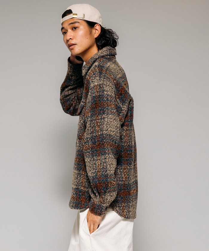 FREAK'S STORE CPO Check Shirt Jacket 毛呢格紋襯衫夾克