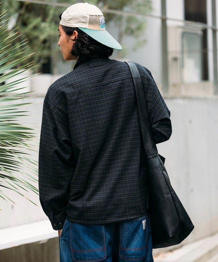 FREAK'S STORE x Foxfire pocket long sleeve flannel check shirt 長袖釣魚口袋法蘭絨襯衫