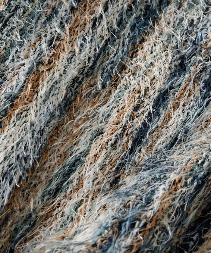 FREAK'S STORE Relaxed Fit Knit Multi-Striped Cardigan 寬鬆針織條紋開襟衫