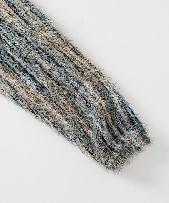 FREAK'S STORE Relaxed Fit Knit Multi-Striped Cardigan 寬鬆針織條紋開襟衫
