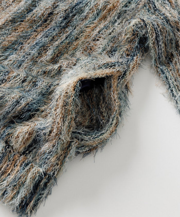 FREAK'S STORE Relaxed Fit Knit Multi-Striped Cardigan 寬鬆針織條紋開襟衫