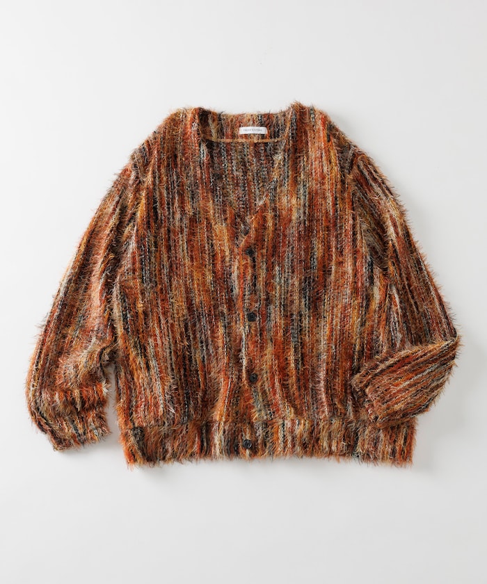 FREAK'S STORE Relaxed Fit Knit Multi-Striped Cardigan 寬鬆針織條紋開襟衫