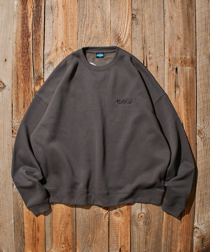 KAVU × FREAK'S STORE 聯名限定款 牛臉刺繡圓領大學T