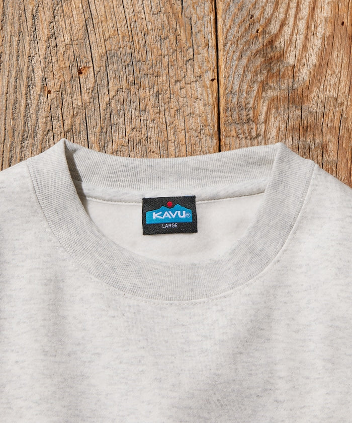 KAVU × FREAK'S STORE 聯名限定款 老虎刺繡圓領大學T