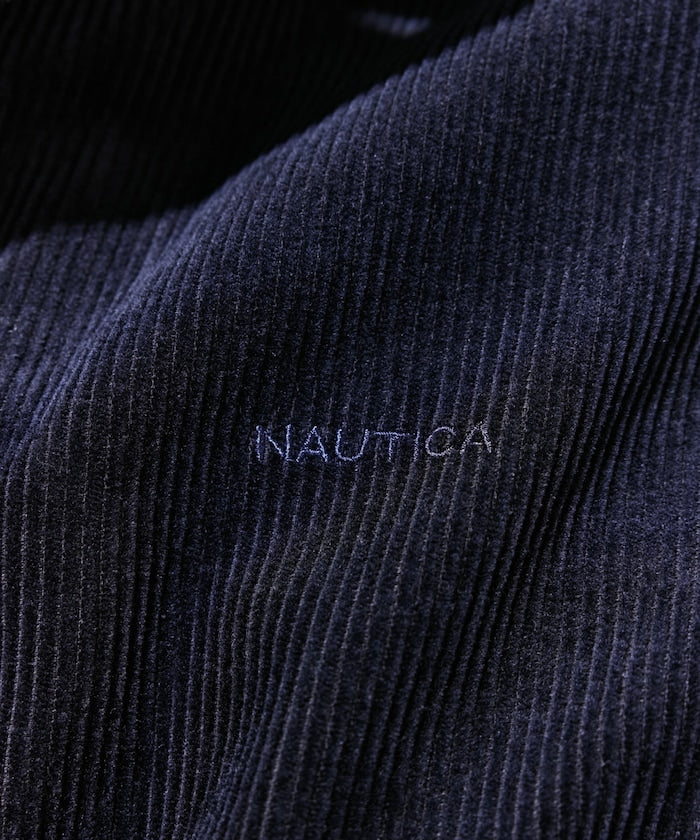 NAUTICA 復古短版燈芯絨鋪棉夾克