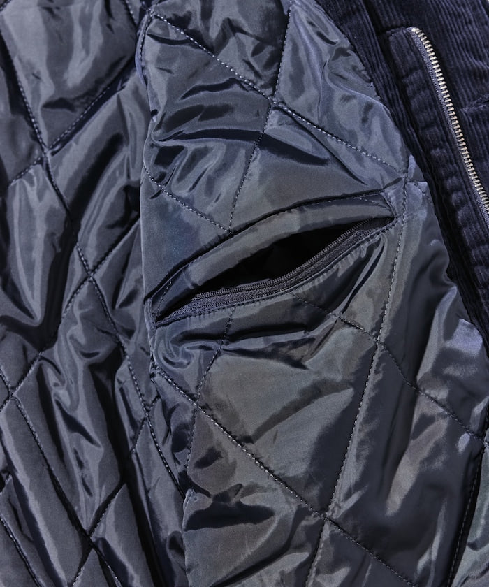 NAUTICA 復古短版燈芯絨鋪棉夾克