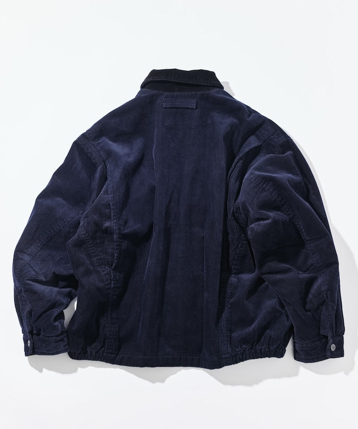 NAUTICA 復古短版燈芯絨鋪棉夾克