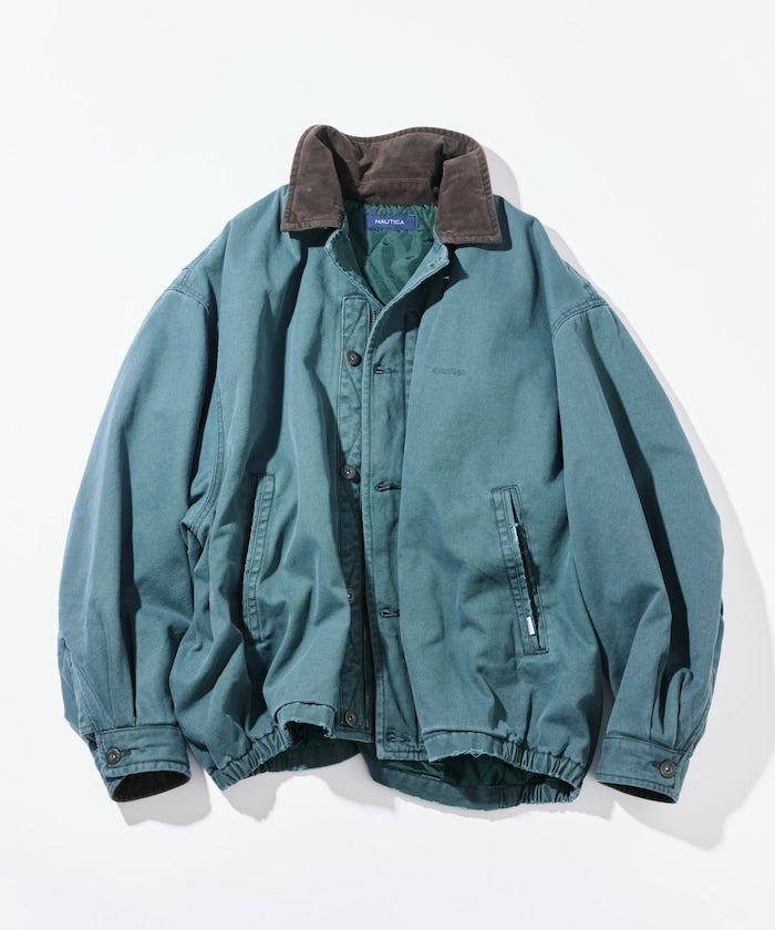 NAUTICA 復古刺繡標誌短版外套