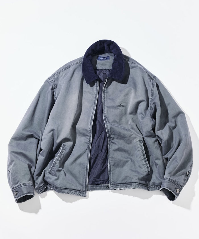 NAUTICA 復古刺繡LOGO鋪棉外套