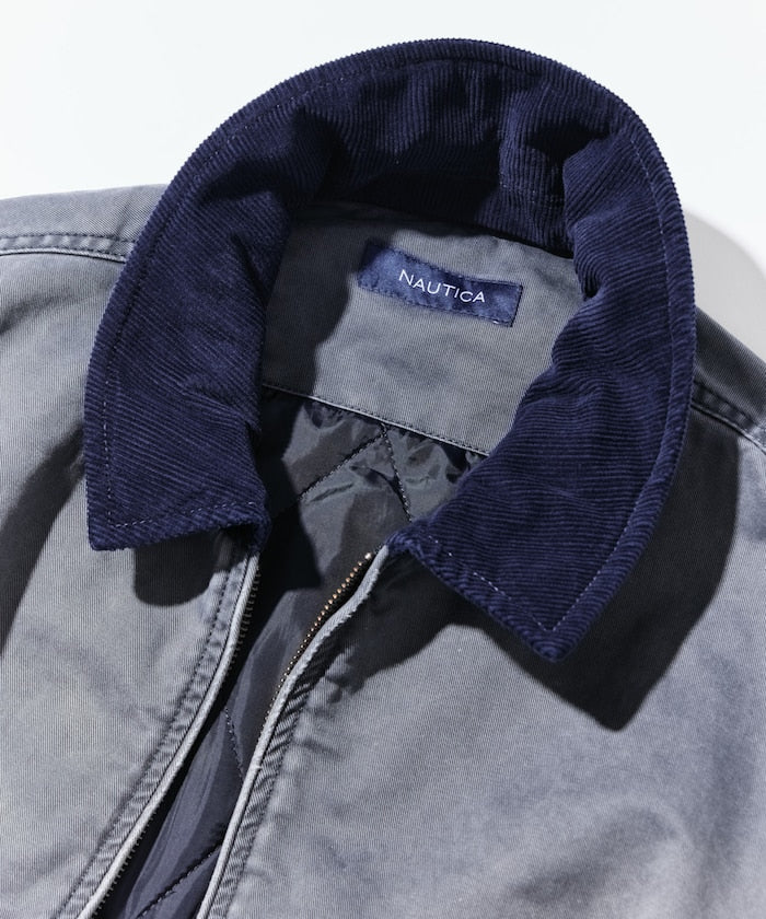 NAUTICA 復古刺繡LOGO鋪棉外套