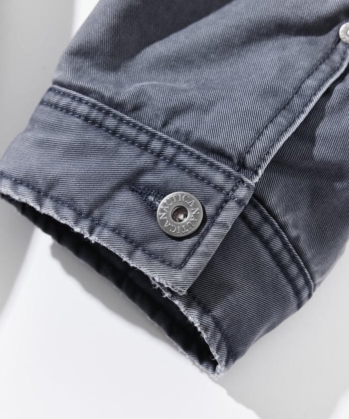 NAUTICA 復古刺繡LOGO鋪棉外套