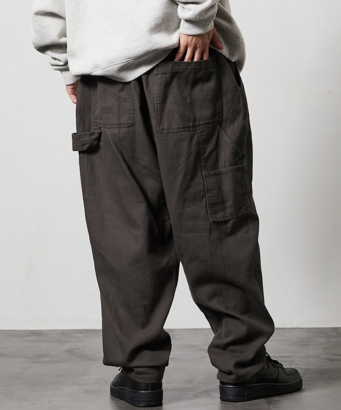 FREAK'S STORE Wide-cut duck double-knee climbing Pants 寬版休閒登山褲