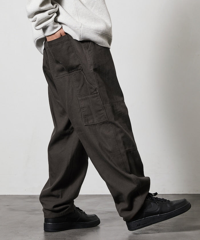 FREAK'S STORE Wide-cut duck double-knee climbing Pants 寬版休閒登山褲