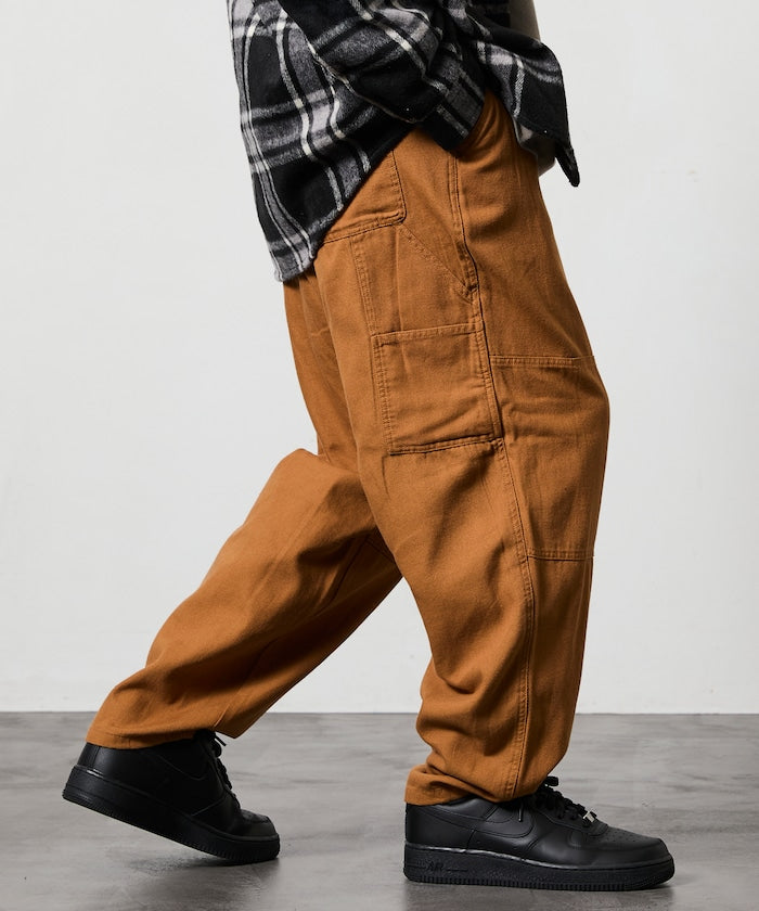 FREAK'S STORE Wide-cut duck double-knee climbing Pants 寬版休閒登山褲