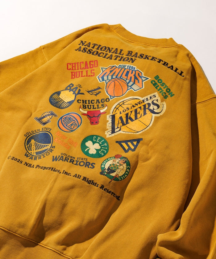 FREAK'S STORE NBA Special Order Random Team Back Logo Print Sweatshirt 隨機球隊標誌大學T