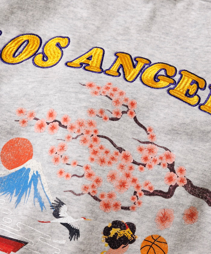 FREAK'S STORE NBA Kimono Back Print Crew Neck Sweatshirt 和服設計圖案大學T