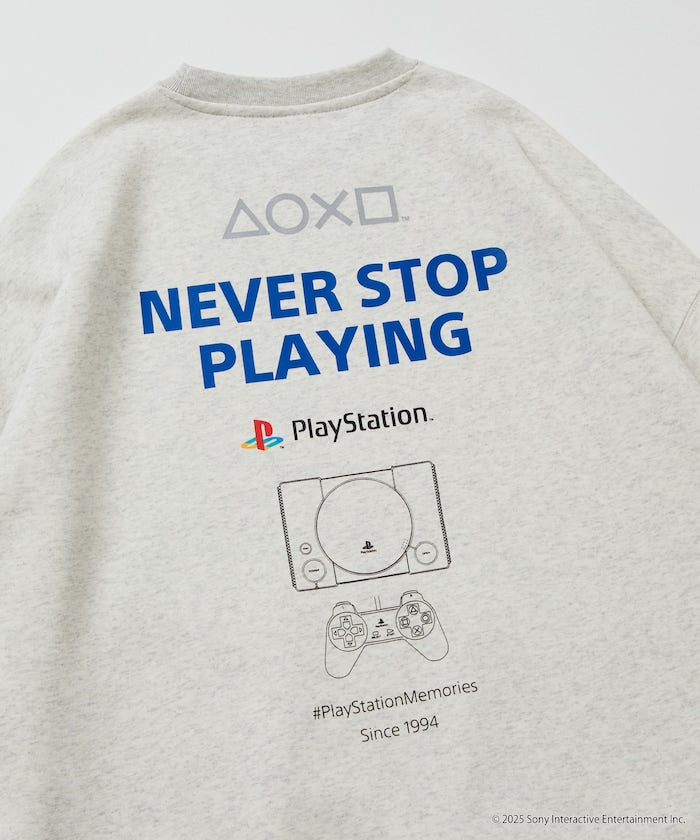 FREAK'S STORE X PlayStation Oversized Logo Back Sweatshirt 限定聯名寬版大學T