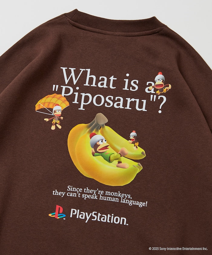 FREAK'S STORE X PlayStation Oversized Back Print Crew Neck Sweatshirt / Sarugetchu 限定聯名寬版大學T