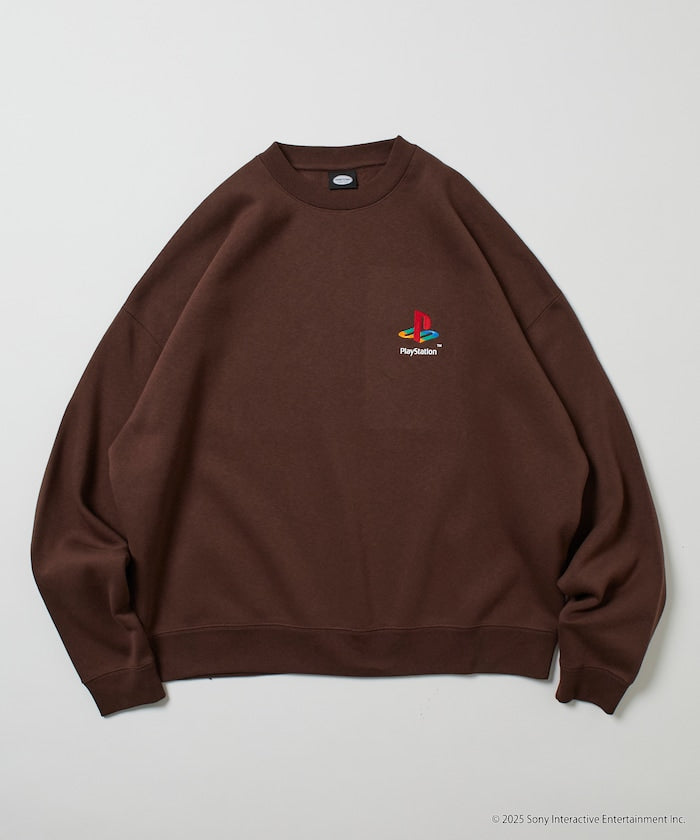 FREAK'S STORE X PlayStation Oversized Back Print Crew Neck Sweatshirt / Sarugetchu 限定聯名寬版大學T