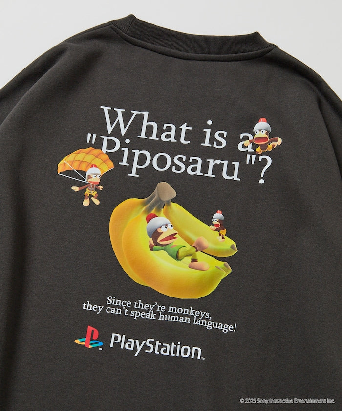 FREAK'S STORE X PlayStation Oversized Back Print Crew Neck Sweatshirt / Sarugetchu 限定聯名寬版大學T
