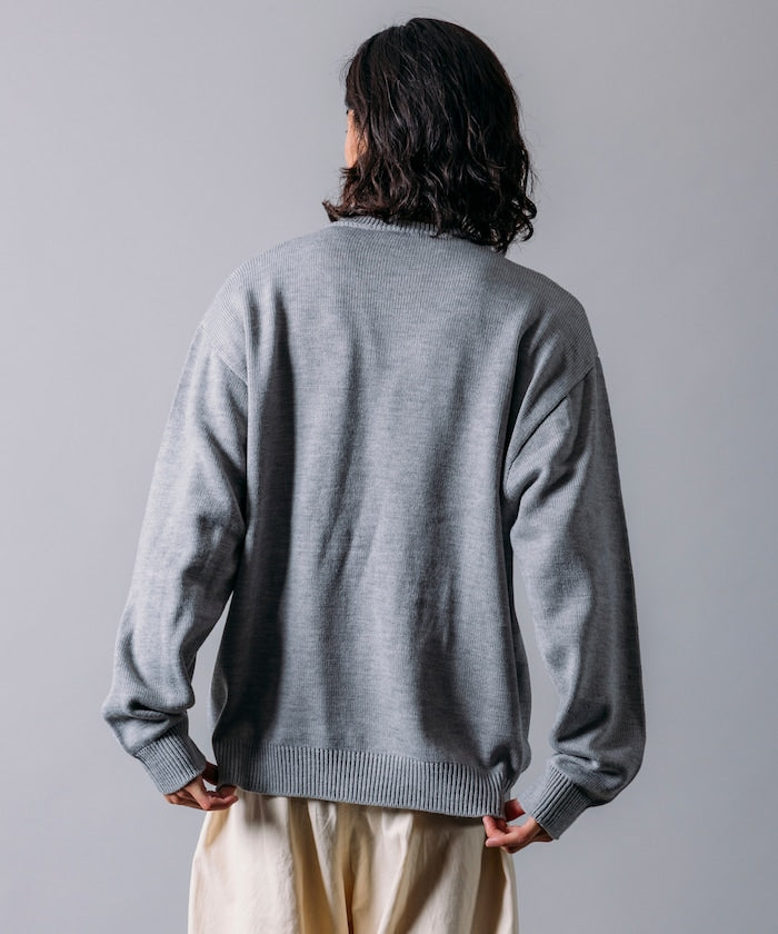FREAK'S STORE x Peanuts Jacquard Crew Neck Knit / Charlie Brown 寬鬆圓領針織衫